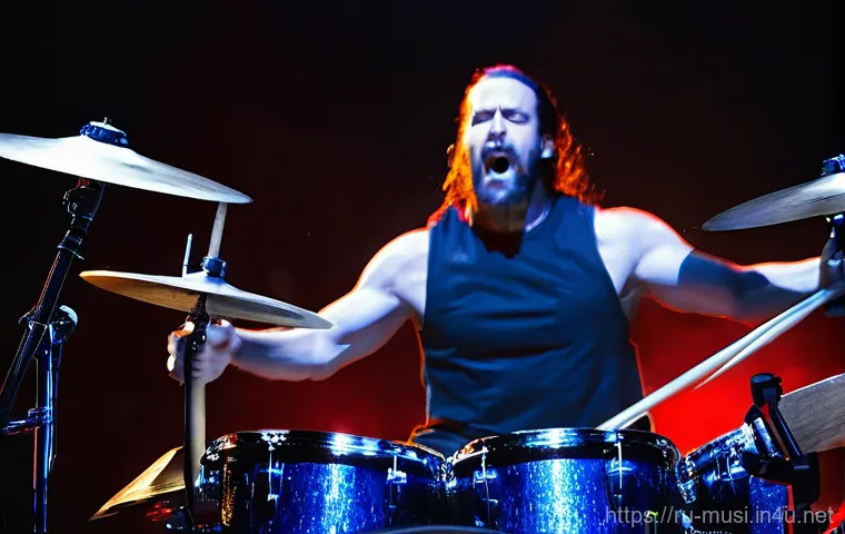 드럼 스틱 종류와 선택법 - **Maple Drumsticks (Jazz/Acoustic Scene):**
    "A female drummer in her mid-20s, with curly, light-...