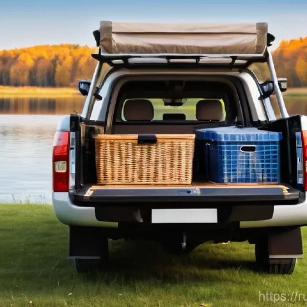 기타 픽업 종류 설명 - **Prompt:** A modern, comfortable double-cab pickup truck (e.g., resembling a GWM Poer KingKong or s...