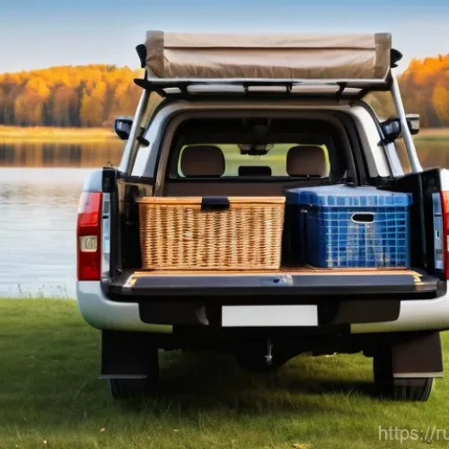 기타 픽업 종류 설명 - **Prompt:** A modern, comfortable double-cab pickup truck (e.g., resembling a GWM Poer KingKong or s...