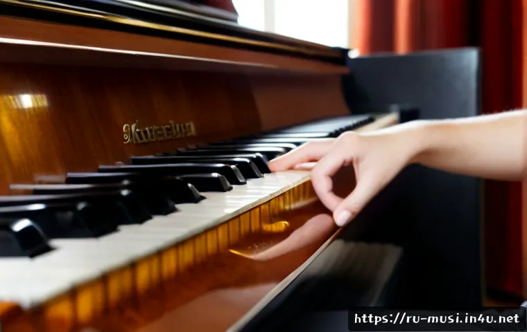 Home 17 하프의 음역대 이해 - Photorealistic close-up of a polished concert harp beside a grand piano in a quiet Russian conservat...